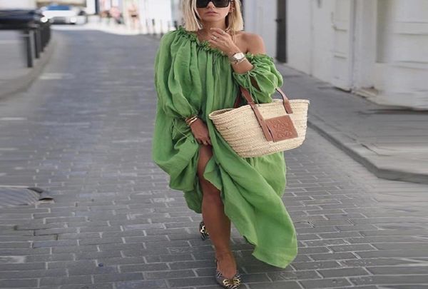 2019 women long dress fashion solid beach maxi dress autumn long sleeve womens clothing strapless loose dresses plus size1084425, Black;gray
2019 women long dress fashion solid beach maxi dress autumn long sleeve womens clothing strapless loose dresses plus size1084425, Black;gray