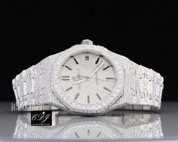 9izz vvs moissanite diamond custom iced out watch luxury bust down diamond watch for men hip hop watch jewelry cdj84716kmt, Silver
9izz vvs moissanite diamond custom iced out watch luxury bust down diamond watch for men hip hop watch jewelry cdj84716kmt, Silver