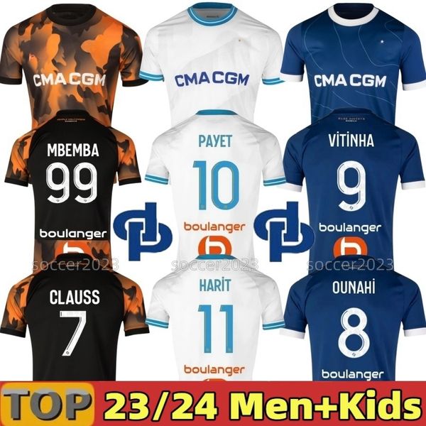 23 24 marseilles special soccer jerseys 2023 2024 maillot foot om vitinha guendouzi alexis gerson payet clauss football shirts men kids unif, Black;yellow
23 24 marseilles special soccer jerseys 2023 2024 maillot foot om vitinha guendouzi alexis gerson payet clauss football shirts men kids unif, Black;yellow