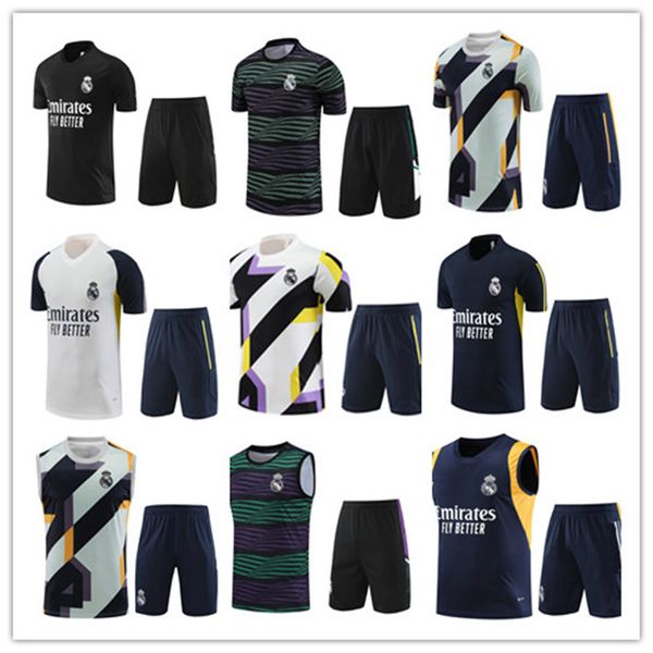 23/24 real madrids soccer tracksuits sets tracksuit set short sleeve shorts men and kid football kit chandal futbol survetement madrides tra, Black
23/24 real madrids soccer tracksuits sets tracksuit set short sleeve shorts men and kid football kit chandal futbol survetement madrides tra, Black