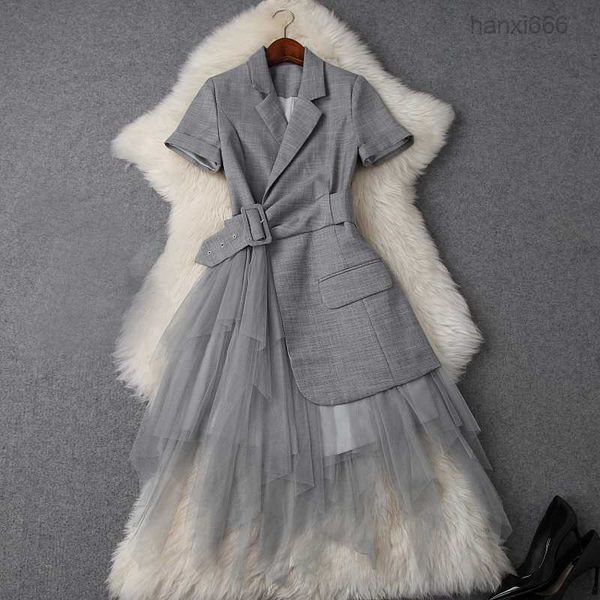 2022 spring summer elegant short notched-lapel pure color lace panelled long maxi casual w0716t9748, Black;gray
2022 spring summer elegant short notched-lapel pure color lace panelled long maxi casual w0716t9748, Black;gray