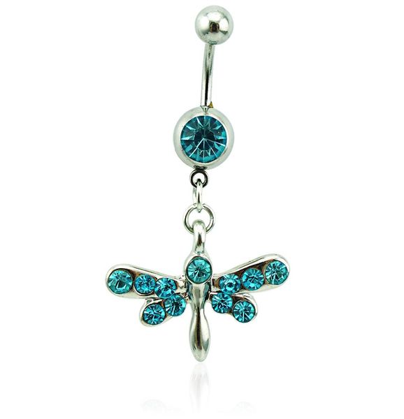 body jewelry fashion belly button rings 316l stainless steel barbell dangle blue rhinestone dragonfly navel piercing jewelry4217537, Silver
body jewelry fashion belly button rings 316l stainless steel barbell dangle blue rhinestone dragonfly navel piercing jewelry4217537, Silver