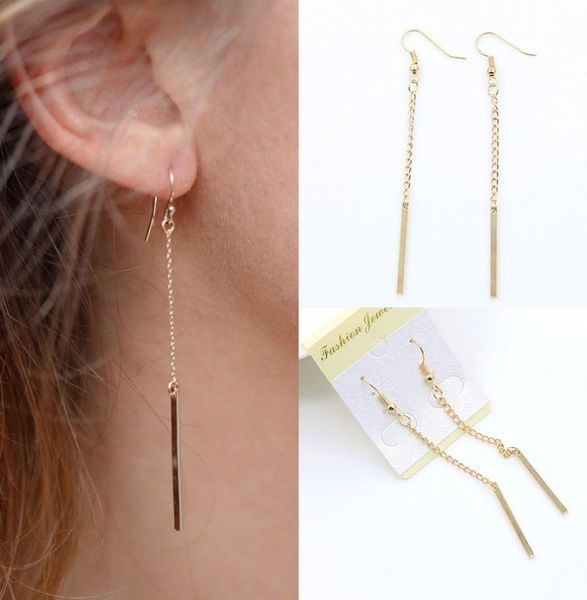 european and american fashion long style simple with geometric metal chain earrings elegant ladies tassel earrings5609087, Golden;silver
european and american fashion long style simple with geometric metal chain earrings elegant ladies tassel earrings5609087, Golden;silver