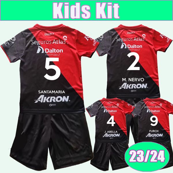 23 24 atlas kids kit soccer jerseys furch m. nervo o. herrera j. marquez reyes lozano j. quinones santamaria j. abella e. zaldivar home foot, Black
23 24 atlas kids kit soccer jerseys furch m. nervo o. herrera j. marquez reyes lozano j. quinones santamaria j. abella e. zaldivar home foot, Black