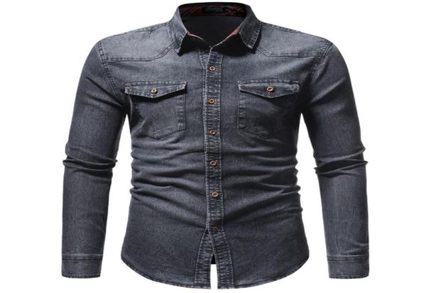 2020 men shirt classic casual demin shirt long sleeve clothing social chemise homme jeans wear plus size xxxl1753400, White;black
2020 men shirt classic casual demin shirt long sleeve clothing social chemise homme jeans wear plus size xxxl1753400, White;black