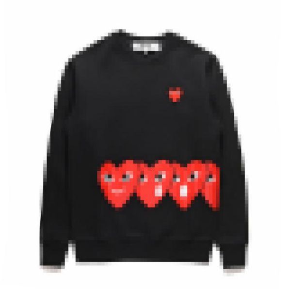 designers men s clothing commes des garcons play hoodie red heart printing pullover cotton hip hop streewear2235487, Black;brown
designers men s clothing commes des garcons play hoodie red heart printing pullover cotton hip hop streewear2235487, Black;brown