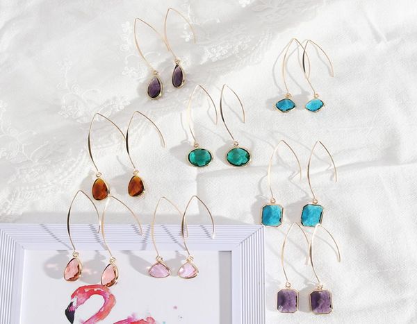waterdrop hexagon square glass edge engraving surface brincos pendientes charm dangle earrings jewelry women6847032, Golden
waterdrop hexagon square glass edge engraving surface brincos pendientes charm dangle earrings jewelry women6847032, Golden