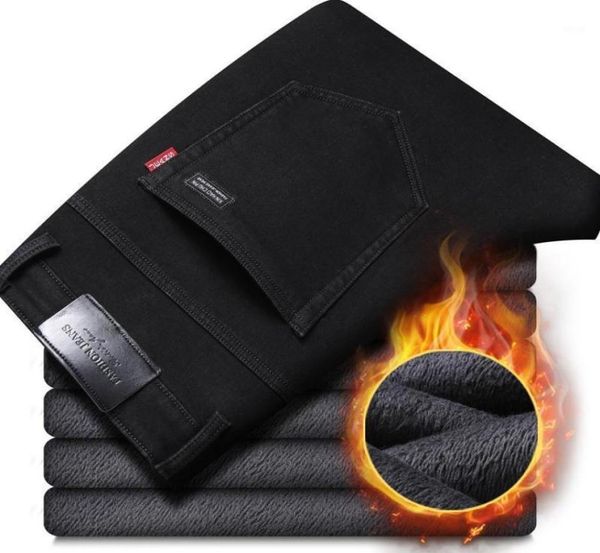 men039s jeans men winter black denim for fleece thicker warm pants good quality stretch straight fit long size 401197406, Blue
men039s jeans men winter black denim for fleece thicker warm pants good quality stretch straight fit long size 401197406, Blue