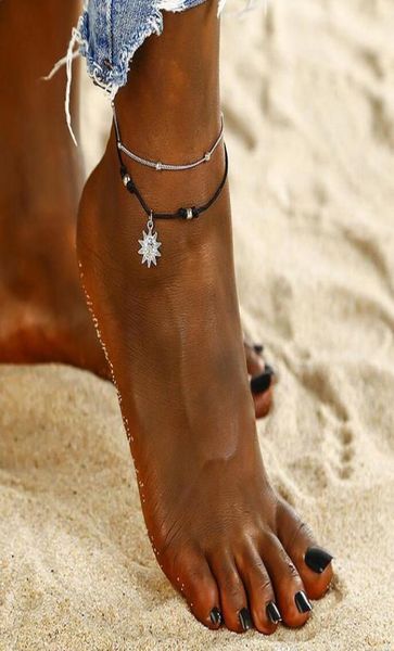 bohemia sun pendant beads anklet bracelet for women double layer rope anklets in the summer barefoot beach jewelry gifts5069020, Red;blue
bohemia sun pendant beads anklet bracelet for women double layer rope anklets in the summer barefoot beach jewelry gifts5069020, Red;blue