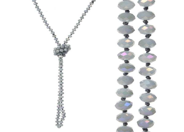 8mm long strand knotted faceted glass beaded necklaces sparkly handmade multi layer strand statement necklaces with knots between 1903323, Silver
8mm long strand knotted faceted glass beaded necklaces sparkly handmade multi layer strand statement necklaces with knots between 1903323, Silver