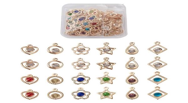 charms 1 box alloy pendants links connectors with crystal rhinestones light gold for jewelry making diy bracelet necklace5158466, Bronze;silver
charms 1 box alloy pendants links connectors with crystal rhinestones light gold for jewelry making diy bracelet necklace5158466, Bronze;silver