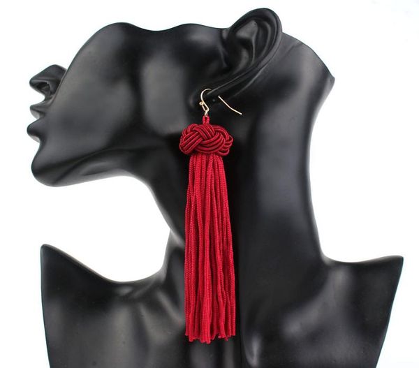 bohemian handmade woven long earrings fashion chinese knot tassle earrings for women party wedding jewelry gift2050790, Silver
bohemian handmade woven long earrings fashion chinese knot tassle earrings for women party wedding jewelry gift2050790, Silver