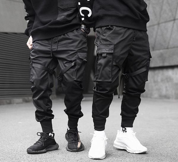 fashion men ribbons block black pocket cargo pants harem joggers harajuku sweatpant hip hop tatical trousers5250584
fashion men ribbons block black pocket cargo pants harem joggers harajuku sweatpant hip hop tatical trousers5250584
