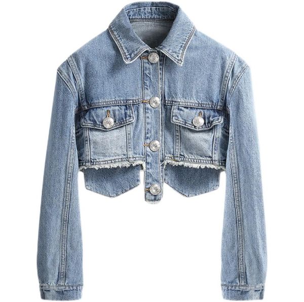2021 autumn fashion design women039s cool denim jeans long sleeve short high waist coat jacket casual casacos sml4210232, Black;brown
2021 autumn fashion design women039s cool denim jeans long sleeve short high waist coat jacket casual casacos sml4210232, Black;brown