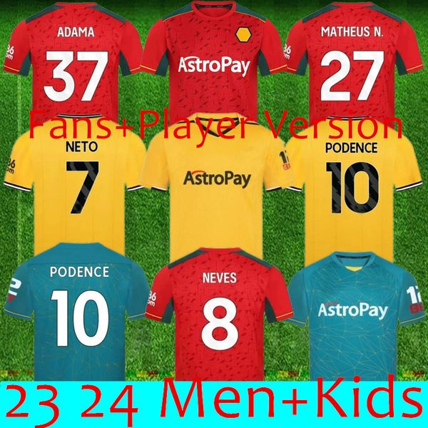 2023 2024 wolves soccer jerseys guedes matheus nunes adama kilman raul neves 2023 wanderers j.otto podence wolverhampton football shirts men, Black;yellow
2023 2024 wolves soccer jerseys guedes matheus nunes adama kilman raul neves 2023 wanderers j.otto podence wolverhampton football shirts men, Black;yellow