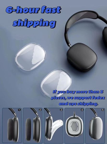 for airpods max headband headphone accessories transparent tpu solid silicone waterproof protective case airpod maxs headphones headset cove
for airpods max headband headphone accessories transparent tpu solid silicone waterproof protective case airpod maxs headphones headset cove