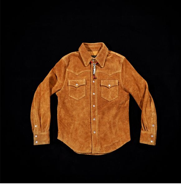 men's leather faux blunt razor american vintage western head suede flared cowhide cowboy style shirt 230831, Black
men's leather faux blunt razor american vintage western head suede flared cowhide cowboy style shirt 230831, Black