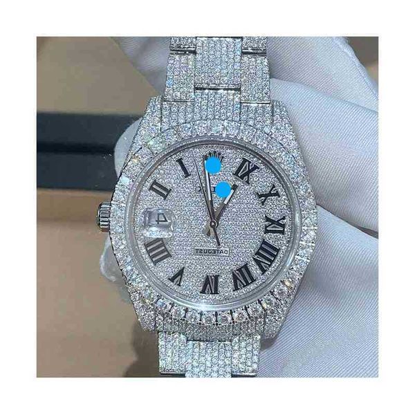 2023digner watch custom luxury iced out fashion mechanical watch moissanit e diamond frthvb, Silver
2023digner watch custom luxury iced out fashion mechanical watch moissanit e diamond frthvb, Silver