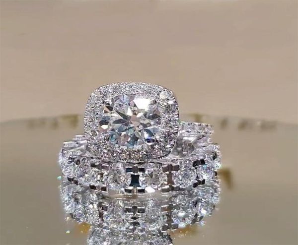 2pcsset silver color bridal rings for women wedding party engagement fashion jewelry with shiny cubic zircon female ring1763976, Slivery;golden
2pcsset silver color bridal rings for women wedding party engagement fashion jewelry with shiny cubic zircon female ring1763976, Slivery;golden