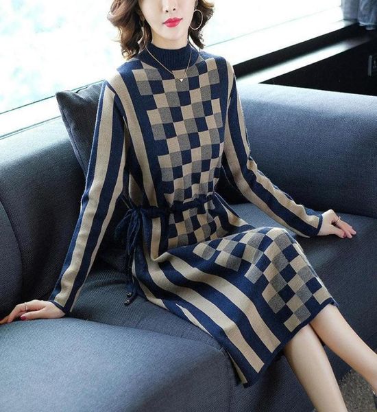 casual dresses vintage plaid and striped winter female elegant drawstring long sleeve knitwear knitted sweater dress for women4814209, Black;gray
casual dresses vintage plaid and striped winter female elegant drawstring long sleeve knitwear knitted sweater dress for women4814209, Black;gray