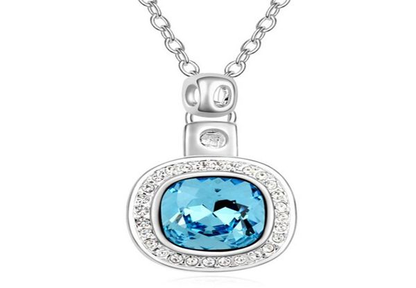 square pendant necklace crystal from rovski elements women jewelry white gold plated accessories 173145621599, Silver
square pendant necklace crystal from rovski elements women jewelry white gold plated accessories 173145621599, Silver