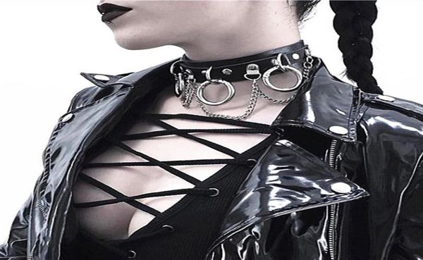 handmade choker punk leather collar belt necklace and chain fashion club party two layers chokers4379470t7356741, Golden;silver
handmade choker punk leather collar belt necklace and chain fashion club party two layers chokers4379470t7356741, Golden;silver