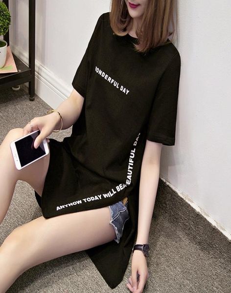 plus size wonderful day print long t shirts summer women loose slit femme cotton tshirt short sleeve ladies tshirt3313159, White
plus size wonderful day print long t shirts summer women loose slit femme cotton tshirt short sleeve ladies tshirt3313159, White