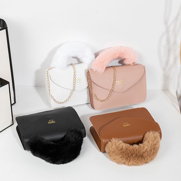 evening bags faux fur tote bag for women plush chain crossbody shoulder luxury designer handle handbags warm purses bolsa feminina 230831
evening bags faux fur tote bag for women plush chain crossbody shoulder luxury designer handle handbags warm purses bolsa feminina 230831