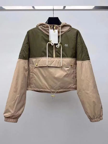 2023 women short bomber jackets zipper hooded nylon oversize coats female fashion casual clothes drawstring windbreaker contrast color rope, Black;brown
2023 women short bomber jackets zipper hooded nylon oversize coats female fashion casual clothes drawstring windbreaker contrast color rope, Black;brown