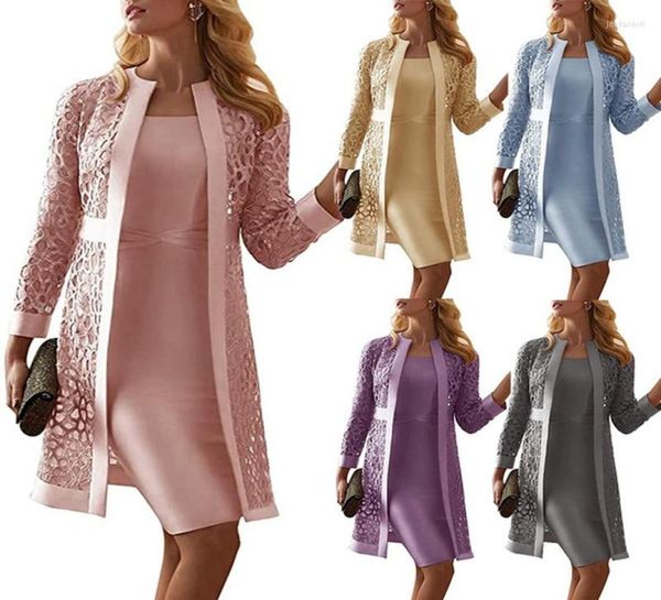 casual dresses two piece dress women long sleeve knee length jacket mother of the bride formal party evening gown fashion s5xlcas2840690, Black;gray
casual dresses two piece dress women long sleeve knee length jacket mother of the bride formal party evening gown fashion s5xlcas2840690, Black;gray