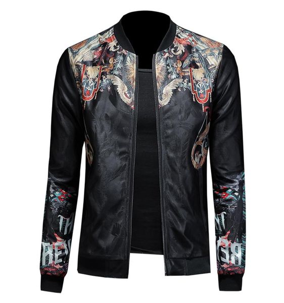 spring autumn men floral jacket jaqueta masculina slim fit bomber print jacket men vintage8461115, Black;brown
spring autumn men floral jacket jaqueta masculina slim fit bomber print jacket men vintage8461115, Black;brown