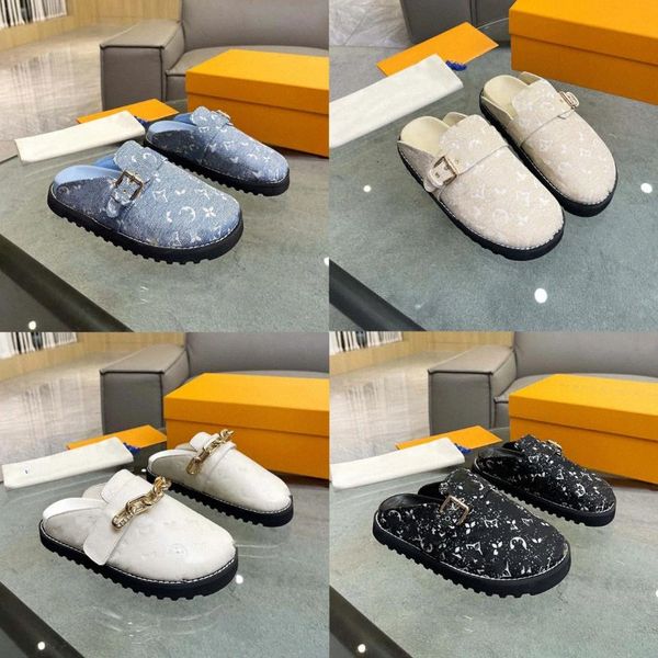 comfort clogs denim calfskin mules slippers flat buckle adjustable strap slides men women black white blue size 35-45 o3n4#
comfort clogs denim calfskin mules slippers flat buckle adjustable strap slides men women black white blue size 35-45 o3n4#