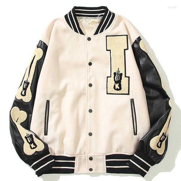 men's jackets hairy bone stick flocking mens varsity jacket woman hip hop harajuku vintage college style bomber winter baseball uniform, Black;brown
men's jackets hairy bone stick flocking mens varsity jacket woman hip hop harajuku vintage college style bomber winter baseball uniform, Black;brown