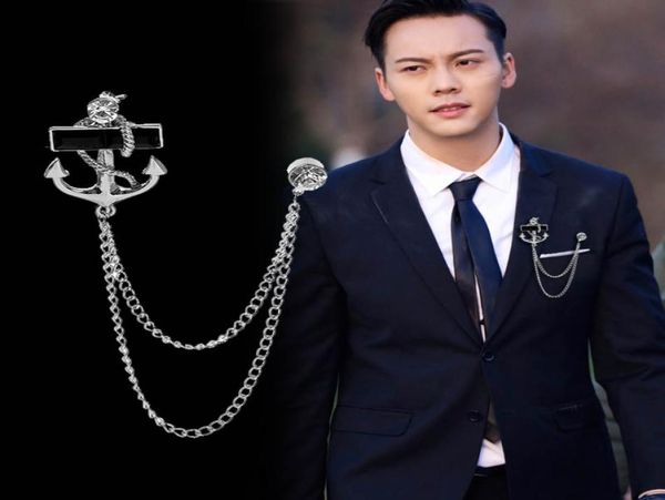 korean fashion new personalized tassel anchor brooch with chain fringed metal brooches lapel pin badge male suit men accessories9937755, Gray
korean fashion new personalized tassel anchor brooch with chain fringed metal brooches lapel pin badge male suit men accessories9937755, Gray