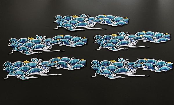 1 piece of embroidered patch ironon propitious cloud pattern appliques diy decorative accessories quilting vintage handwork 23cm 7951685, Black
1 piece of embroidered patch ironon propitious cloud pattern appliques diy decorative accessories quilting vintage handwork 23cm 7951685, Black