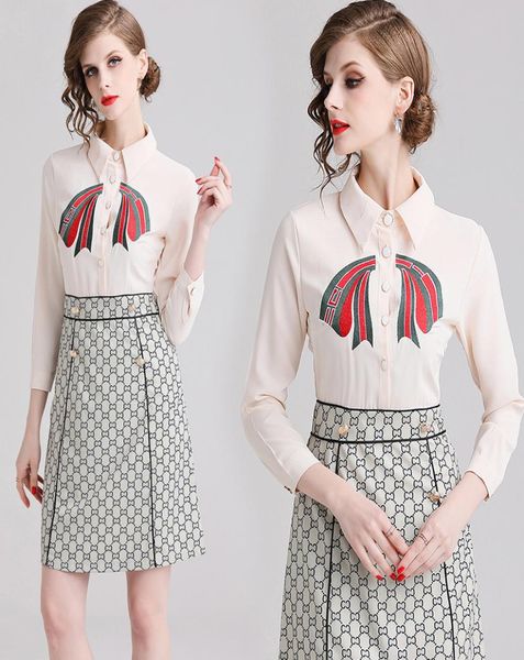 fashion girl dress highend long sleeve printed womens dress spring autumn ol lady dress quality goods5329037, White;black
fashion girl dress highend long sleeve printed womens dress spring autumn ol lady dress quality goods5329037, White;black