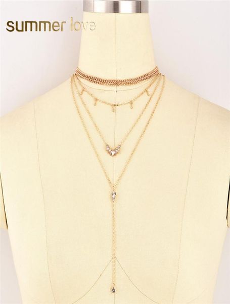 new fashion crystal pendant necklace for women gold alloy bohemian style multilayer chain necklace fashion jewelry gift5611913, Silver
new fashion crystal pendant necklace for women gold alloy bohemian style multilayer chain necklace fashion jewelry gift5611913, Silver