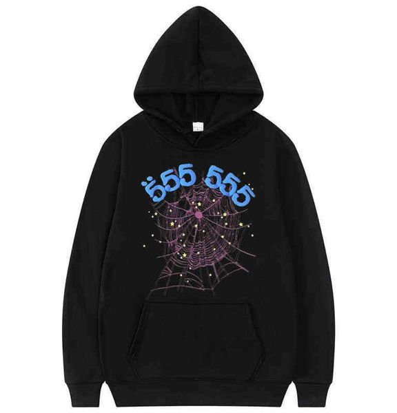 fashion creativity sp5der 555555 angel number hoodie men women spider web pattern sweatshirt loose clothing y14021286, Black
fashion creativity sp5der 555555 angel number hoodie men women spider web pattern sweatshirt loose clothing y14021286, Black
