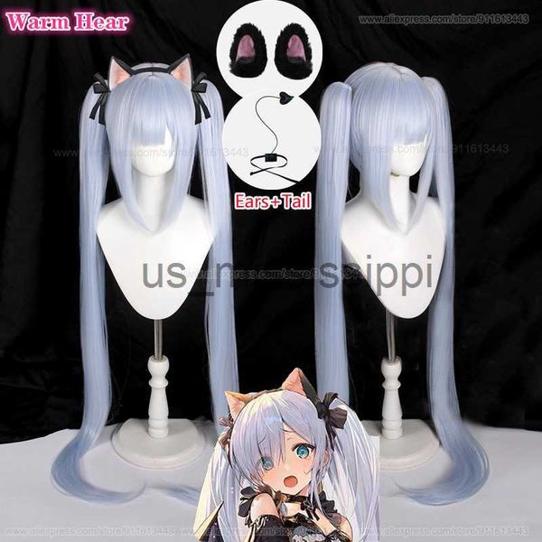 cosplay wigs 110cm long hms janus wig game azur lane cosplay wig light blue wig heat resistant hair halloween wigs wig cap x0901, Black
cosplay wigs 110cm long hms janus wig game azur lane cosplay wig light blue wig heat resistant hair halloween wigs wig cap x0901, Black