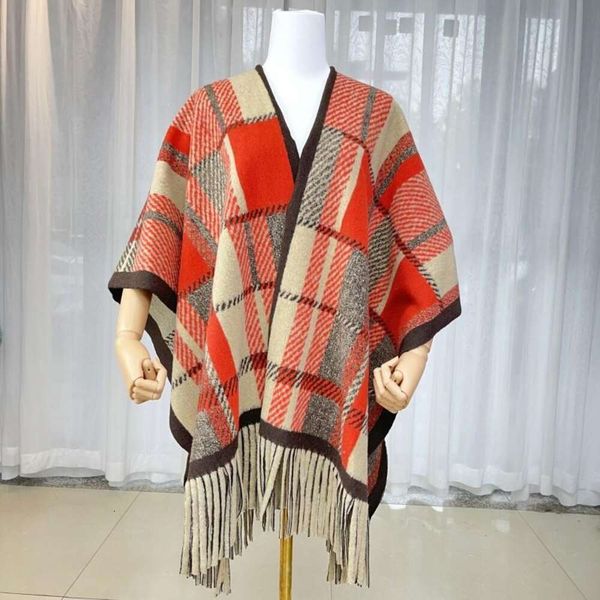 korean version of scarves a thick plaid split tassel shawl for autumn and winter cloak traveling in xinjiang tibet, Blue;gray
korean version of scarves a thick plaid split tassel shawl for autumn and winter cloak traveling in xinjiang tibet, Blue;gray