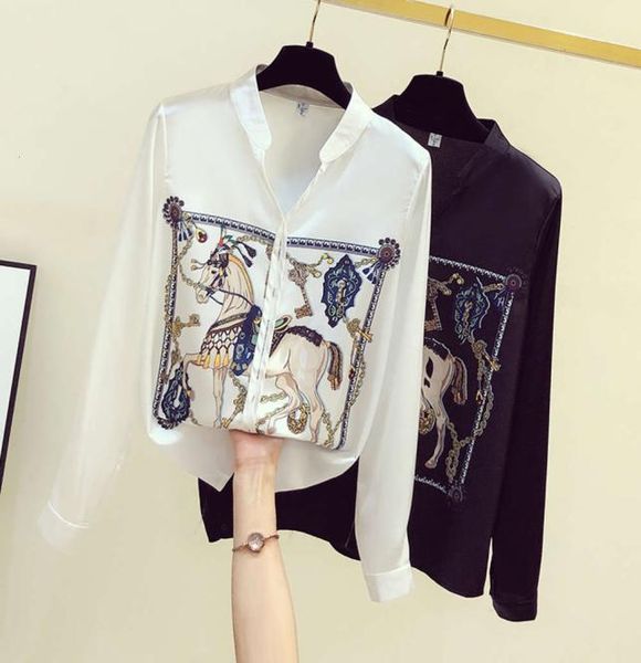 luxury style women039s fashion trend vneck long new sleeve autumn chiffon shirt print 20218008025, White
luxury style women039s fashion trend vneck long new sleeve autumn chiffon shirt print 20218008025, White