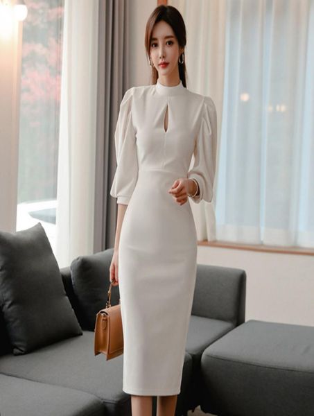 2020 summer white dress women039s kneelength cloth stand neck lantern sleeve high waist bodycon official work dress db2771470995, Black;gray
2020 summer white dress women039s kneelength cloth stand neck lantern sleeve high waist bodycon official work dress db2771470995, Black;gray