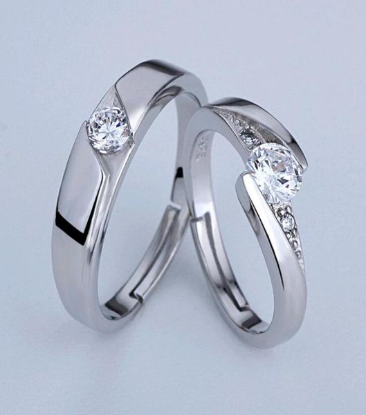 925 sterling silver couple rings ct diamond white gold plated adjustable ring for women men engagement wedding whole1196698
925 sterling silver couple rings ct diamond white gold plated adjustable ring for women men engagement wedding whole1196698