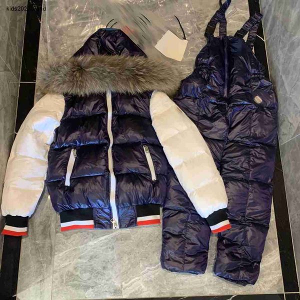designer kids down jackets fashion baby winter clothing size 0-12 cm 2pcs cwhite sleeves fur hooded down jacket and suspenders aug30, Blue;gray
designer kids down jackets fashion baby winter clothing size 0-12 cm 2pcs cwhite sleeves fur hooded down jacket and suspenders aug30, Blue;gray
