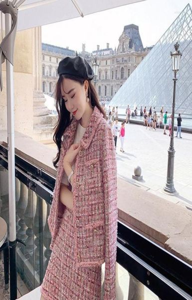 women039s jackets leiouna autumn pink tweed female coat for women suits skirt elegant socialite channel style suit twopiece se6228281, Black;brown
women039s jackets leiouna autumn pink tweed female coat for women suits skirt elegant socialite channel style suit twopiece se6228281, Black;brown