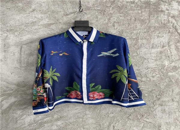 a silk surf print loose shirt hawaiian casual summer long sleeve shirt7990607, White;black
a silk surf print loose shirt hawaiian casual summer long sleeve shirt7990607, White;black