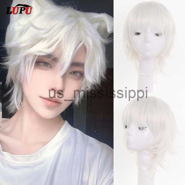 cosplay wigs lupu synthetic anime cosplay wig men's short straight wig with bangs christmas halloween wigs for boy heat resistant fiber, Black
cosplay wigs lupu synthetic anime cosplay wig men's short straight wig with bangs christmas halloween wigs for boy heat resistant fiber, Black
