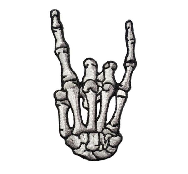rock skull finger embroidery patches iron on badges for clothing motorcycle biker vest jacket accessories diy metal stickers appli1686222, Black
rock skull finger embroidery patches iron on badges for clothing motorcycle biker vest jacket accessories diy metal stickers appli1686222, Black