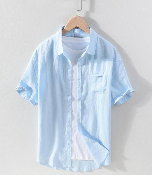 men039s casual shirts 100linen short sleeve shirt for men summer chest pocket male solid color loose turndown collar1348547, White;black
men039s casual shirts 100linen short sleeve shirt for men summer chest pocket male solid color loose turndown collar1348547, White;black