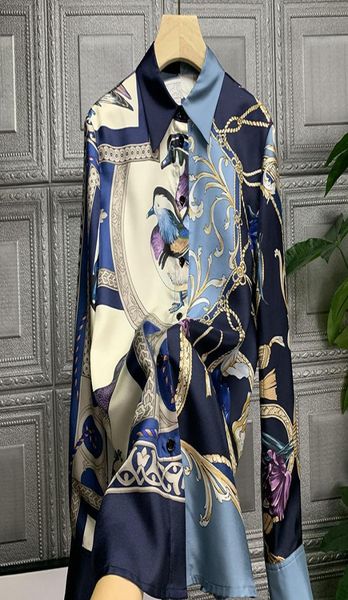 women silk blouse bird print classic shirt women spring autumn winter fashion ladies elegant button front blouse long slee5316159, White
women silk blouse bird print classic shirt women spring autumn winter fashion ladies elegant button front blouse long slee5316159, White